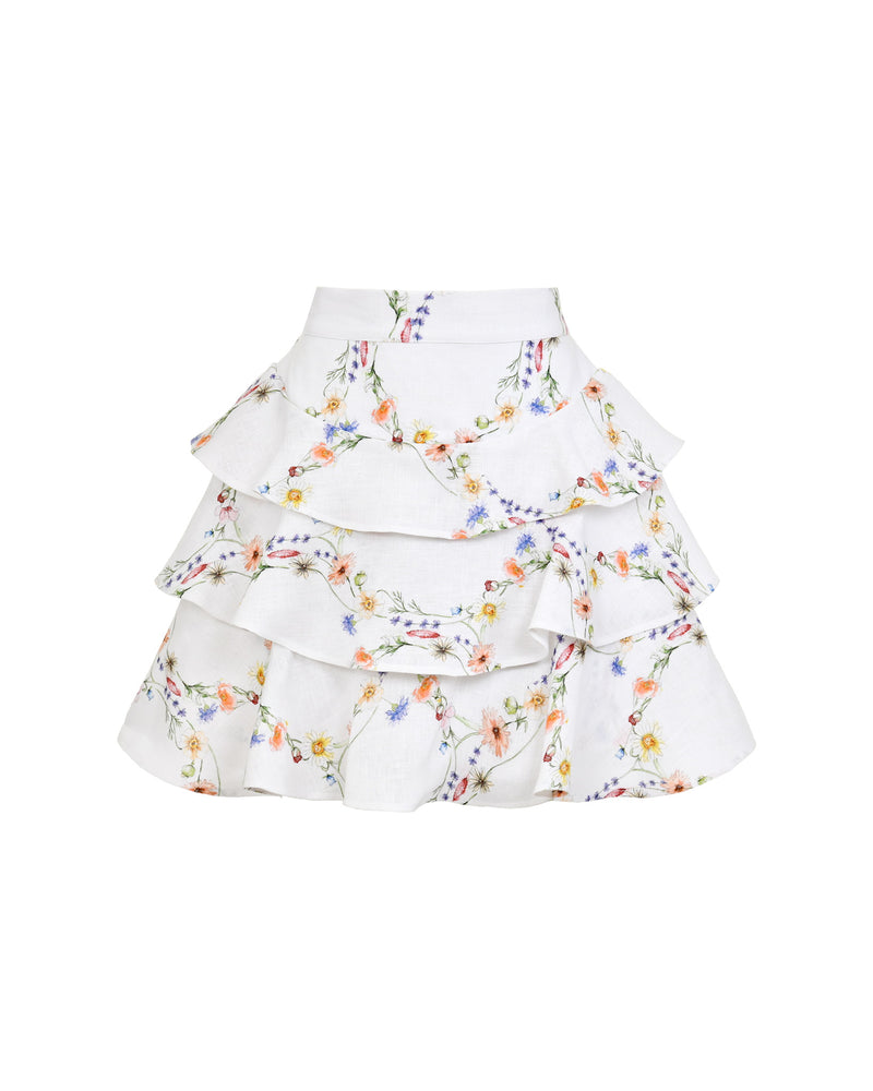 Zahira Skirt Flowers
