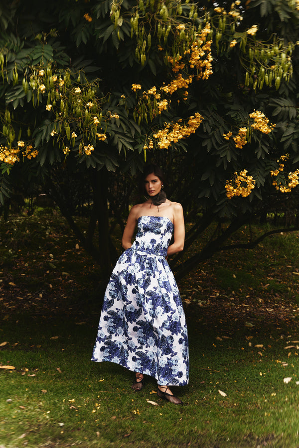 Gardenia Skirt Blue