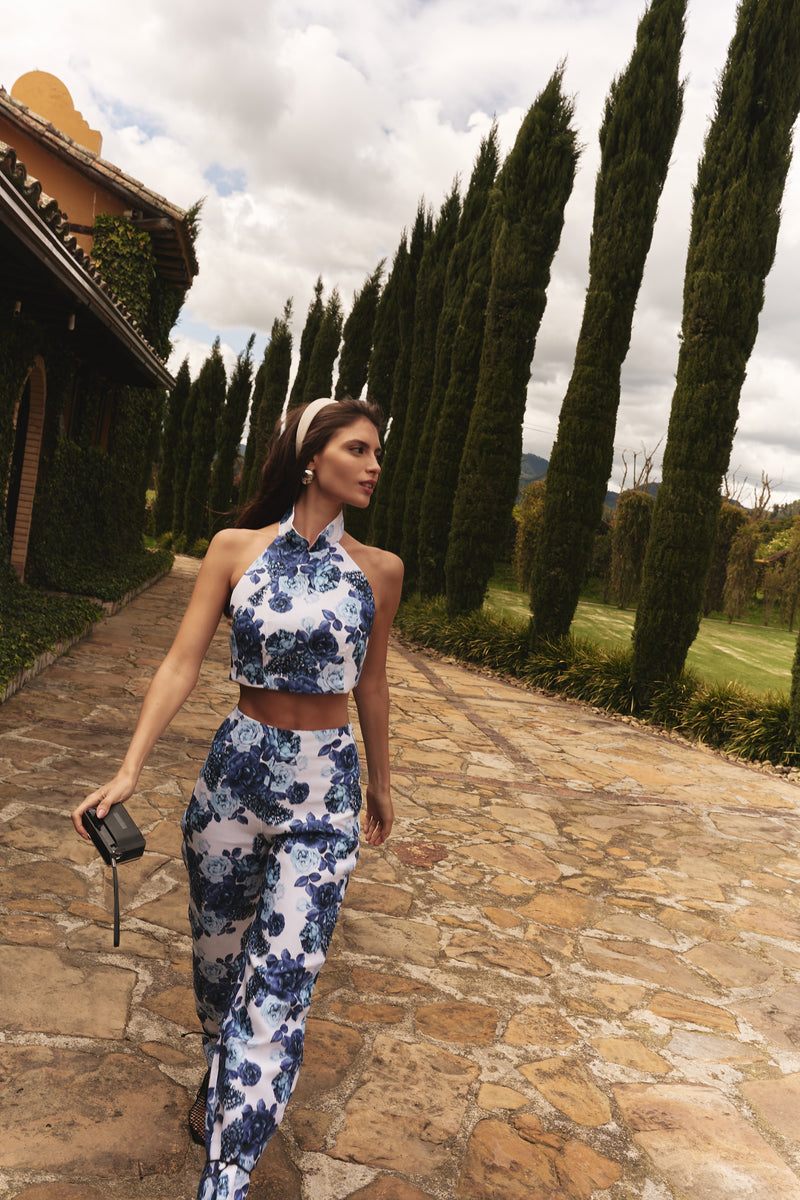 Gardenia Top Blue