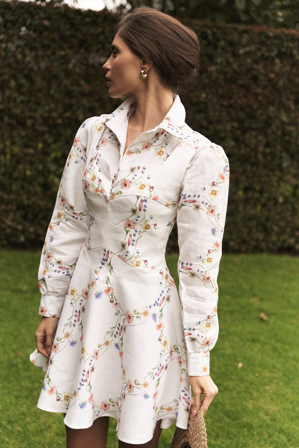 Melisa Dress Flowers