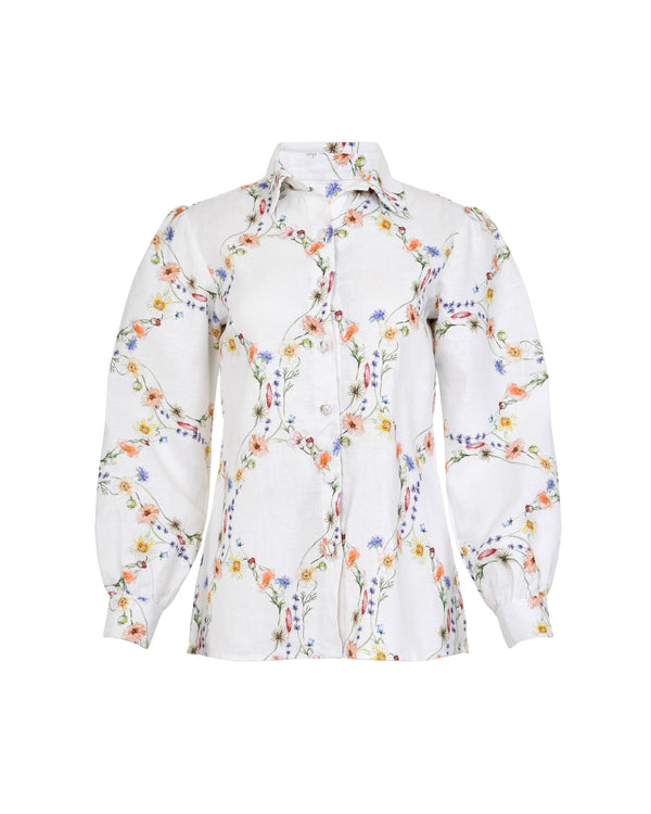 Zahira Blouse Flowers